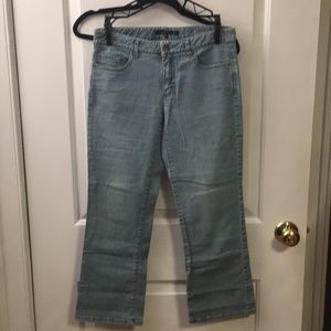 Theory super soft cropped jeans
